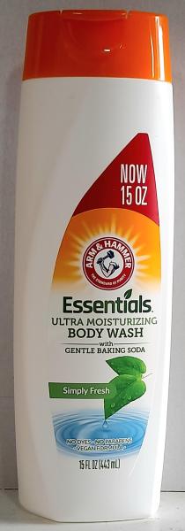 ARM & HAMMER Essentials 'Simply Fresh' Moisturizing Body Wash 443 ml